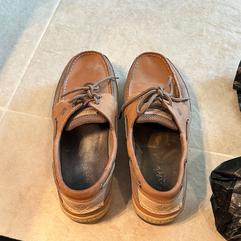Sperry Men's Tan and Brown Boat Shoes